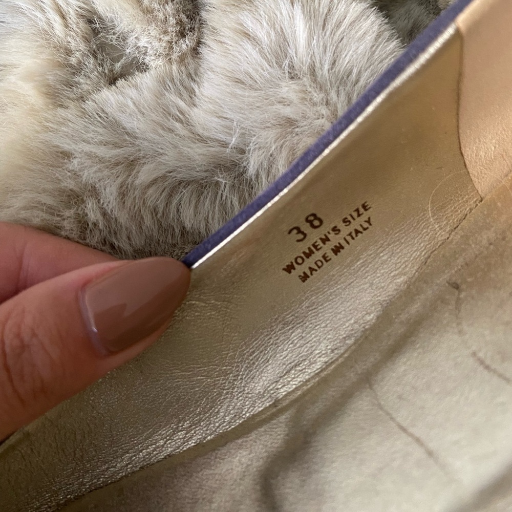 Roger Vivier Gommette Suede Ballet Flats - Picture 6 of 6